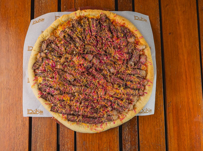 Seafood Round Table Pizza
